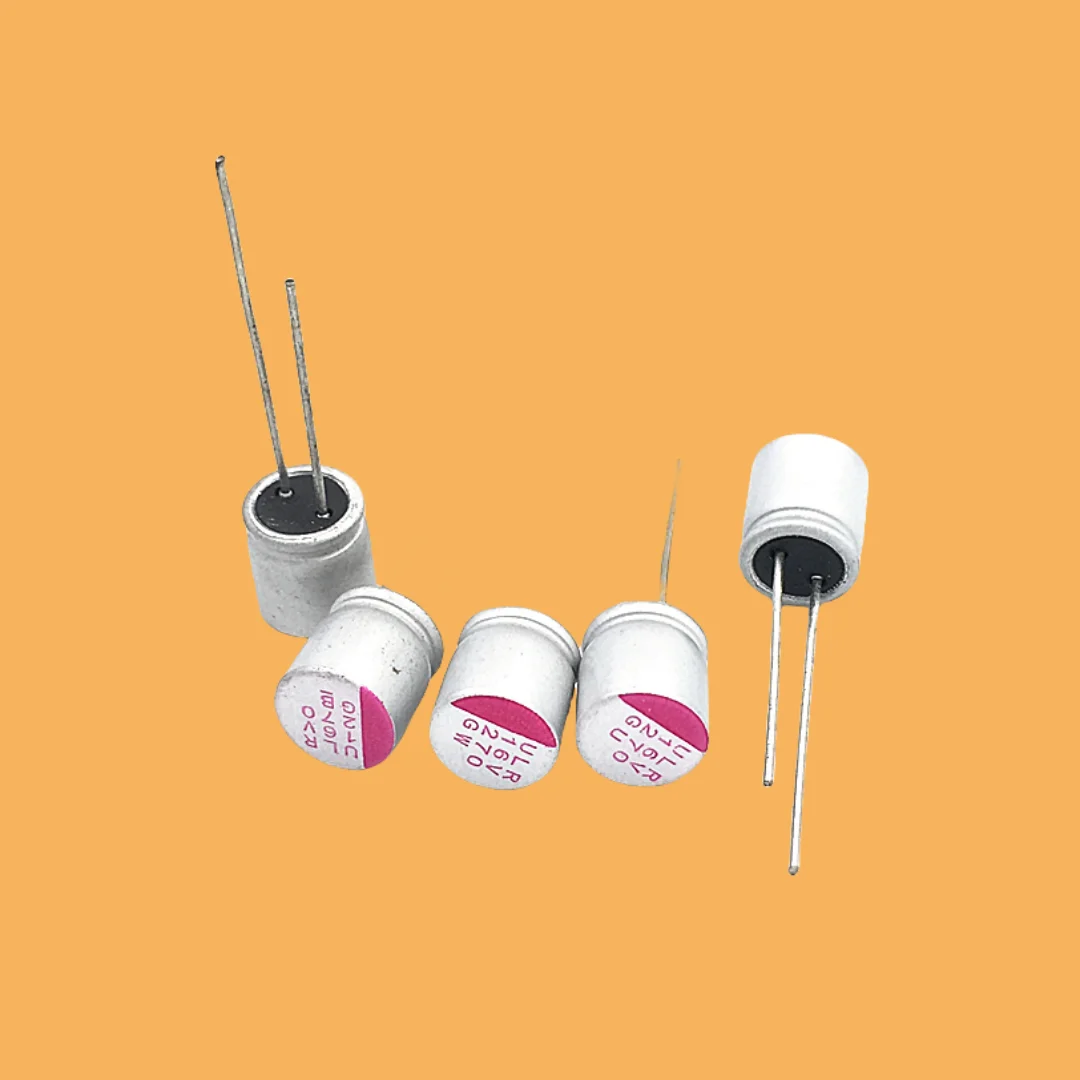 

50PCS/ Solid state capacitor 16V270UF 16V 270UF volume 8X8 8X12 in-line solid state electrolysis brand new