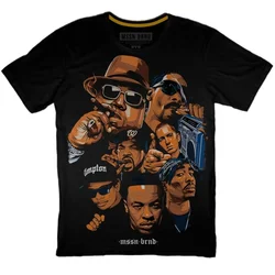 T-shirt Hip Hop, Playera 2Pac Ice Cube Eminem