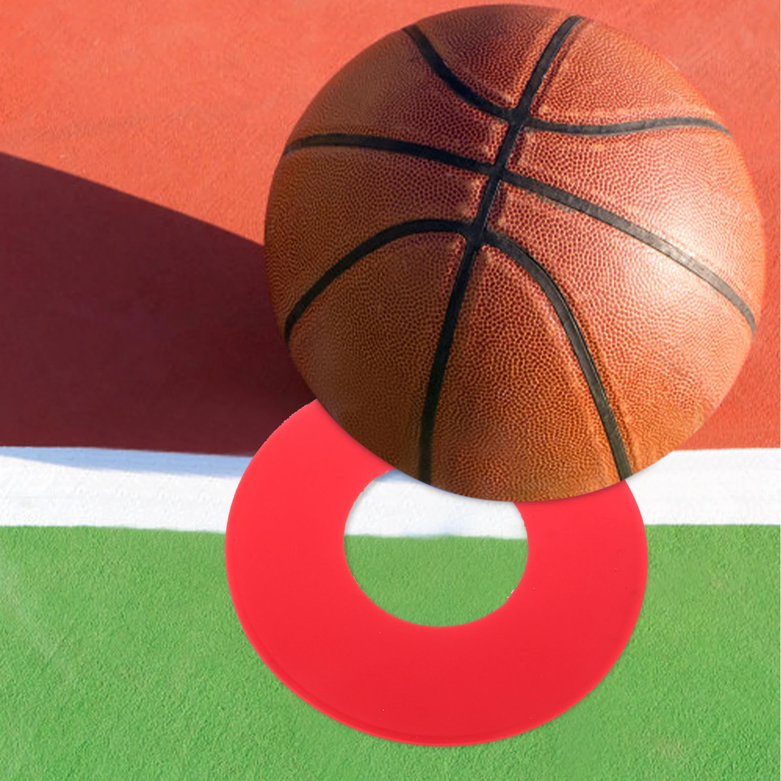 

5 Pcs Flat Logo Plate Field Cone Basketball Cones Equipment Agility Training Football Sign