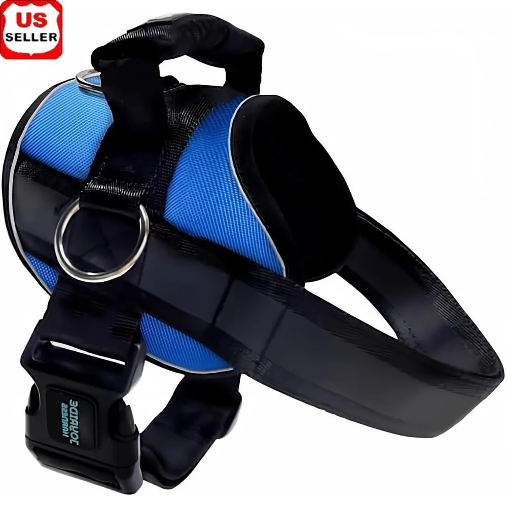 

No Pull Dog Harness Escape Proof Reflective Pet Vest Comfort Control Technology Pressure Release Durable Easy Walk Adjustable