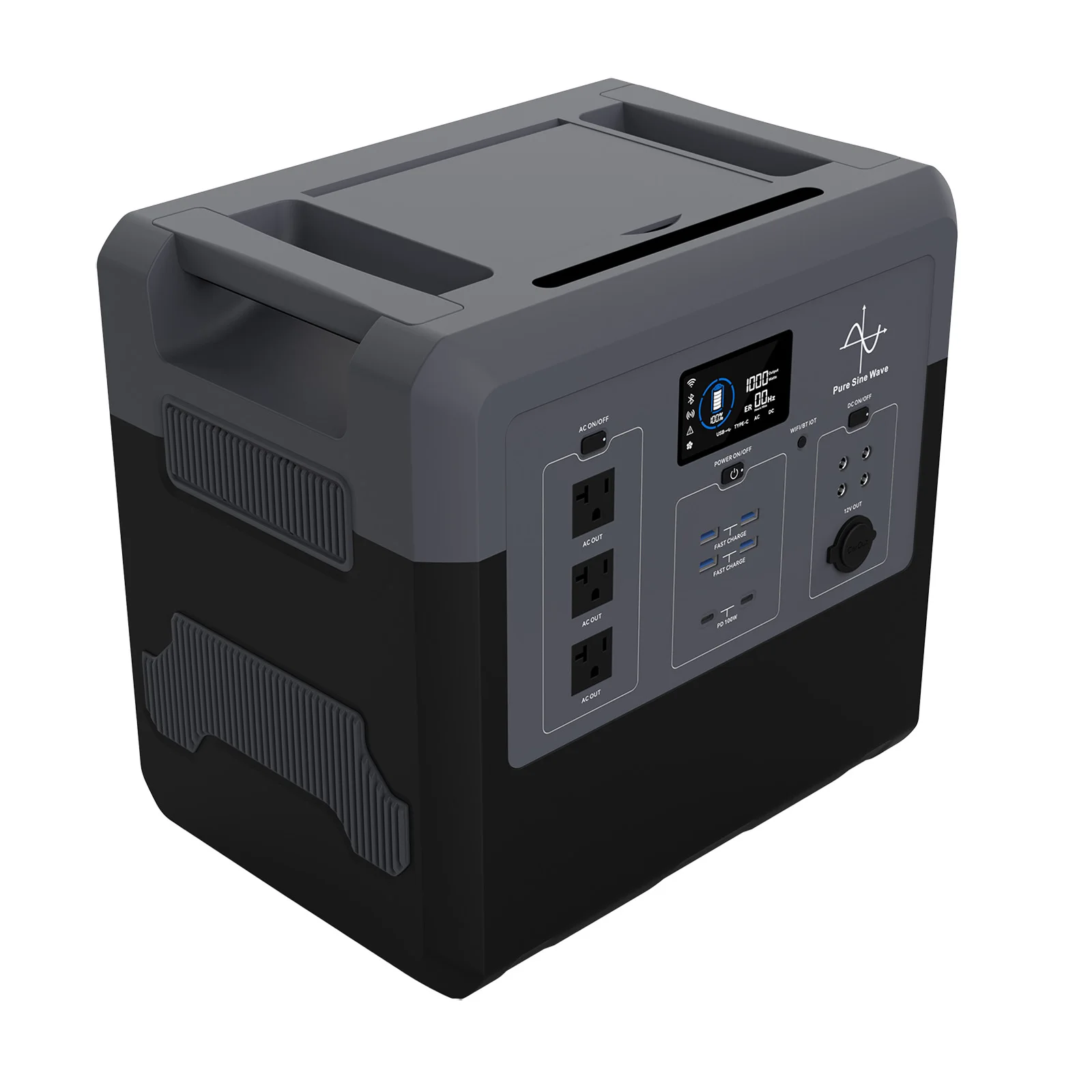 

Солнечный генератор на складе ЕС, 2400 Вт, встроенный аккумулятор LiFePo4, ИБП, солнечная зарядка, портативная электростанция, батарея LIthium, 2560 Втч