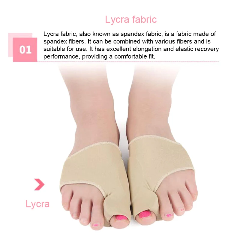 2Pcs=1Pair Hallux Valgus Bunion Corrector Silicone Gel Big Toes Separators Splint Feet Straightener Bone Thumb Foot Care Tools