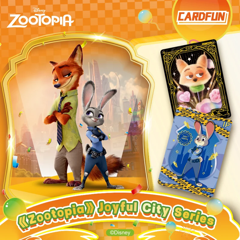 

Card.Fun Zootopia CCG Card Collection Official TCG Booster Pack with Foil Cards Anime Trading Card Game for Beginners Bestseller