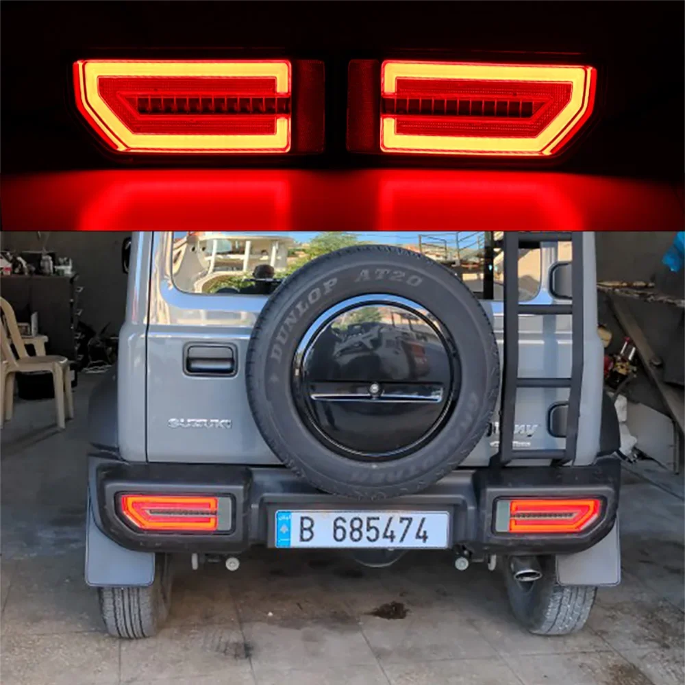 

2021 Modified Car LED Taillight LED With Reflector Rear Lamp Fit For For Suzuki JIMNY 2019 2020 Rear Light For JB64/JB74