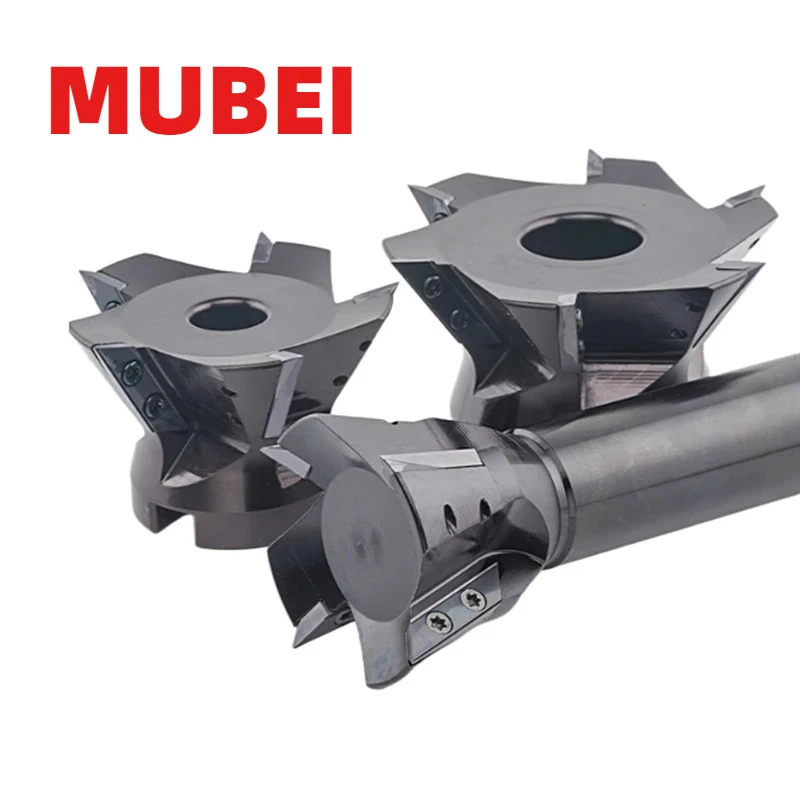 YW60 YW55 YW75 Dovetail groove lengthens cutting edge 75 60 55 degrees Dovetail cutter head Suitable for XCET3004 carbide insert