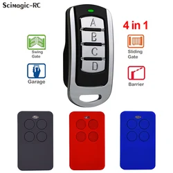 Multi frequency 280-868mhz Copy Cloning Garage Door Remote Control 433MHz Rolling Code Transmitter Universal Gate Keychain