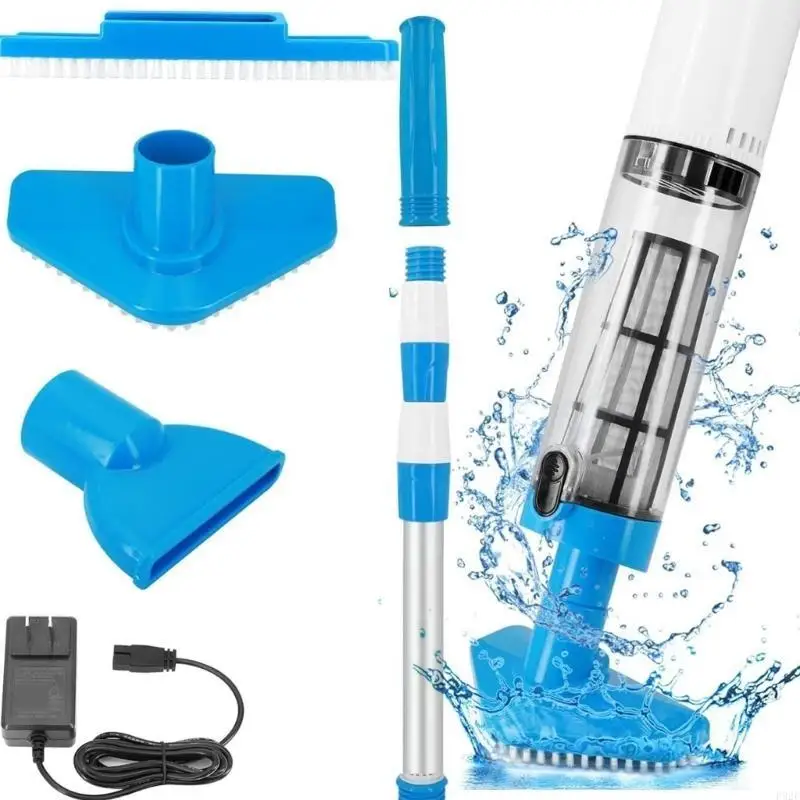 F92F Efficient à main pool à main pour main-d'œuvre Machine nettoyage rechargeable Texture