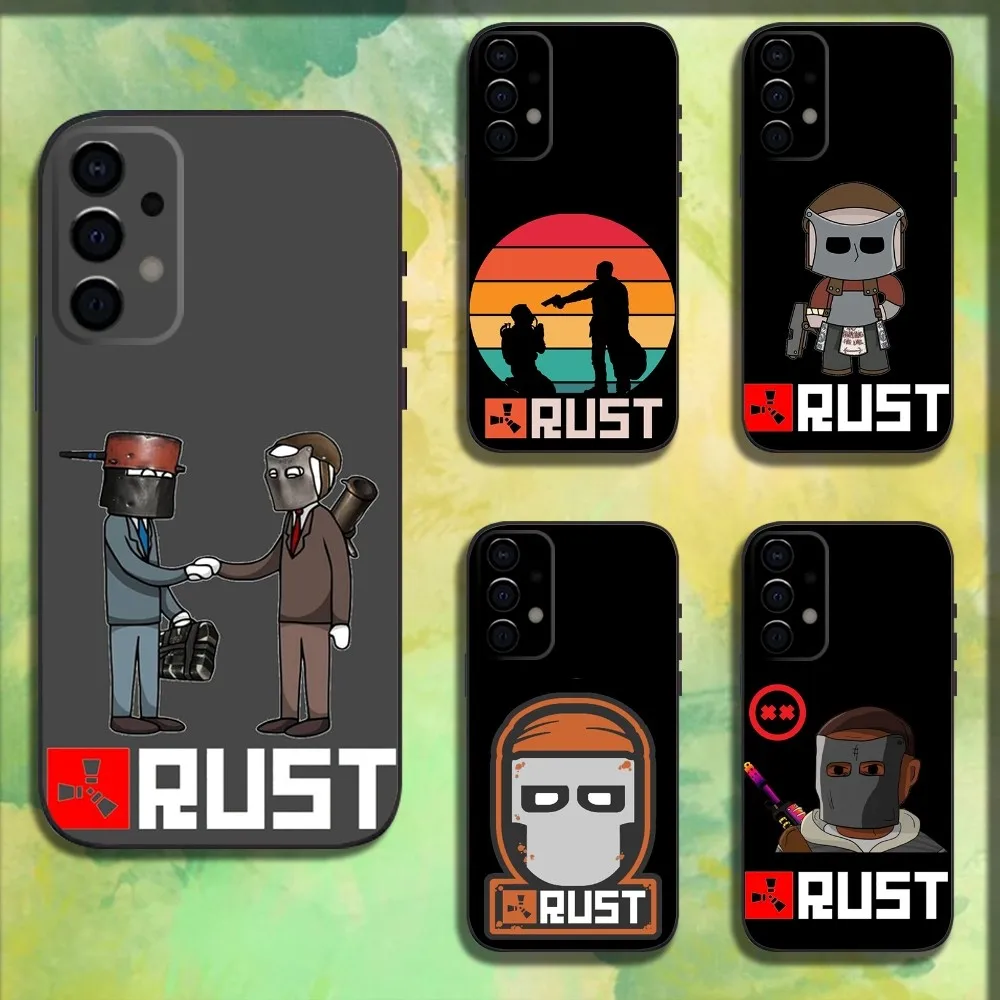 

Cool R-Rust Game Phone Case For Samsung Galaxy A13,A21s,A22,A31,A32,A52,A53,A71,A80,A91 Soft Black Cover