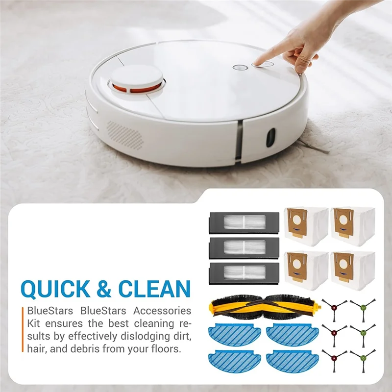 ABRG-Для ECOVACS DEEBOT OZMO T8 T8 AIVI T8 MAX N8 Pro N8 Pro+, робот-пылесос Yeedi Vac, основная боковая щетка, швабра с фильтром Hepa