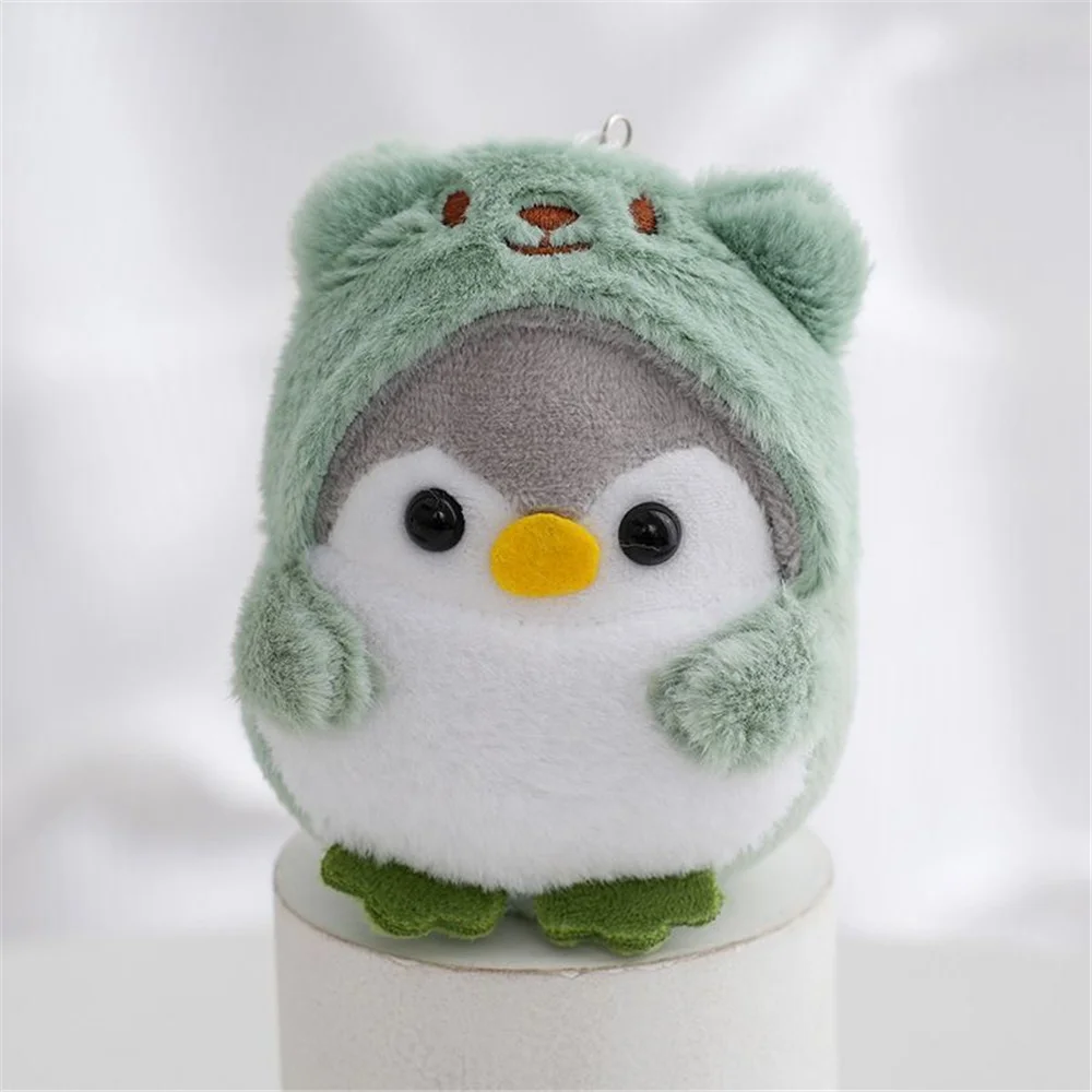 10PCS Mix Colors , Wholesale Little Small Penguin Plush Key Chain TOY