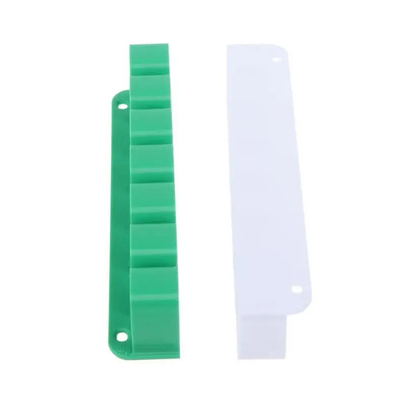 Robuster, an der Wand montierbarer Werkzeugorganizer mit 7 Fächern, platzsparendes Design für die Aufbewahrung in der Garage oder Werkstatt. – Detail 4