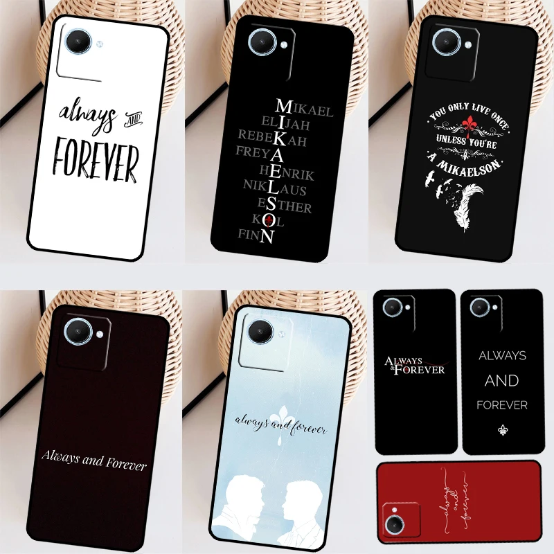 The Originals Always and Forever Case For Realme C55 C53 C35 C33 C31 C30 C21Y C25s C15 C11 9 10 11 Pro Plus GT Neo 5 3T 2T