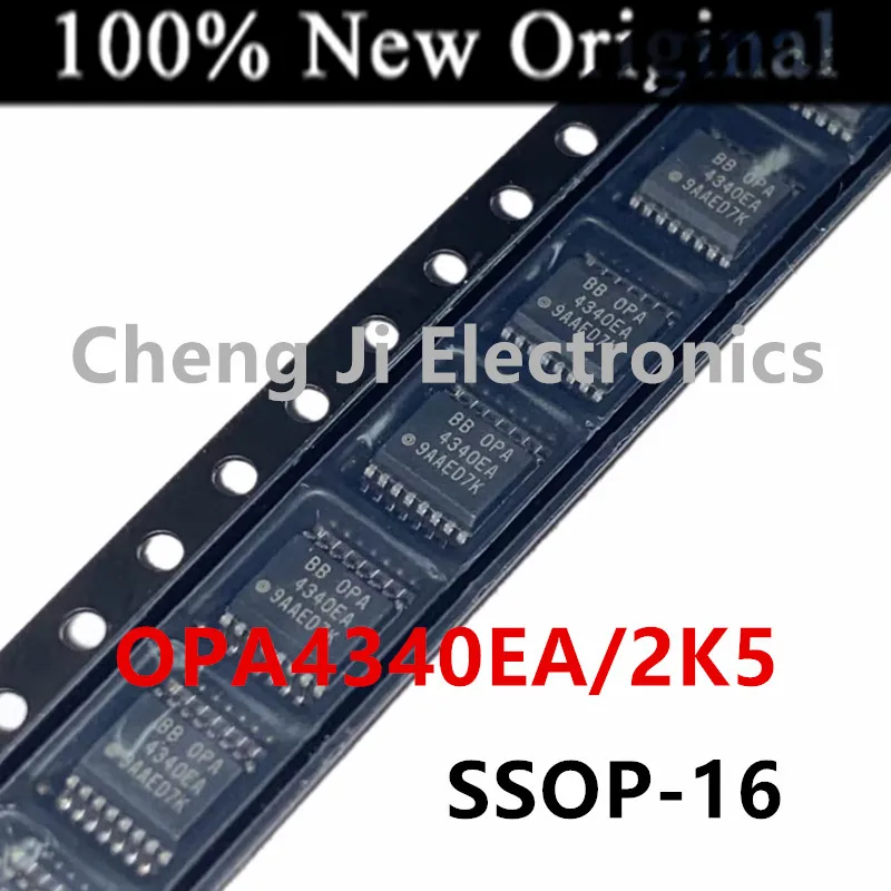 5PCS/Lot    OPA4340EA/2K5   OPA4340 、OPA4340UA/2K5   New operational amplifier chip