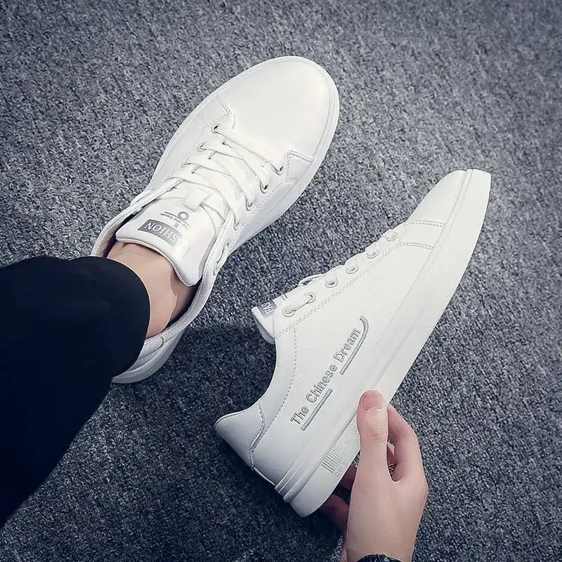

Chunky Normal Leather Boots Black Sneakers High Women Shoes Run Sports Upper Sneackers Leading Vintage Fashion-man Cheapest