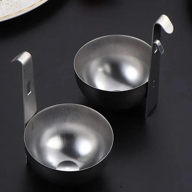 Hot Poached Egg Maker Egg Poaching Pan Nonstick Large Egg Poachin Boiled Holder Egg Steamer Rack Egg Cooker Kitchen Supplies