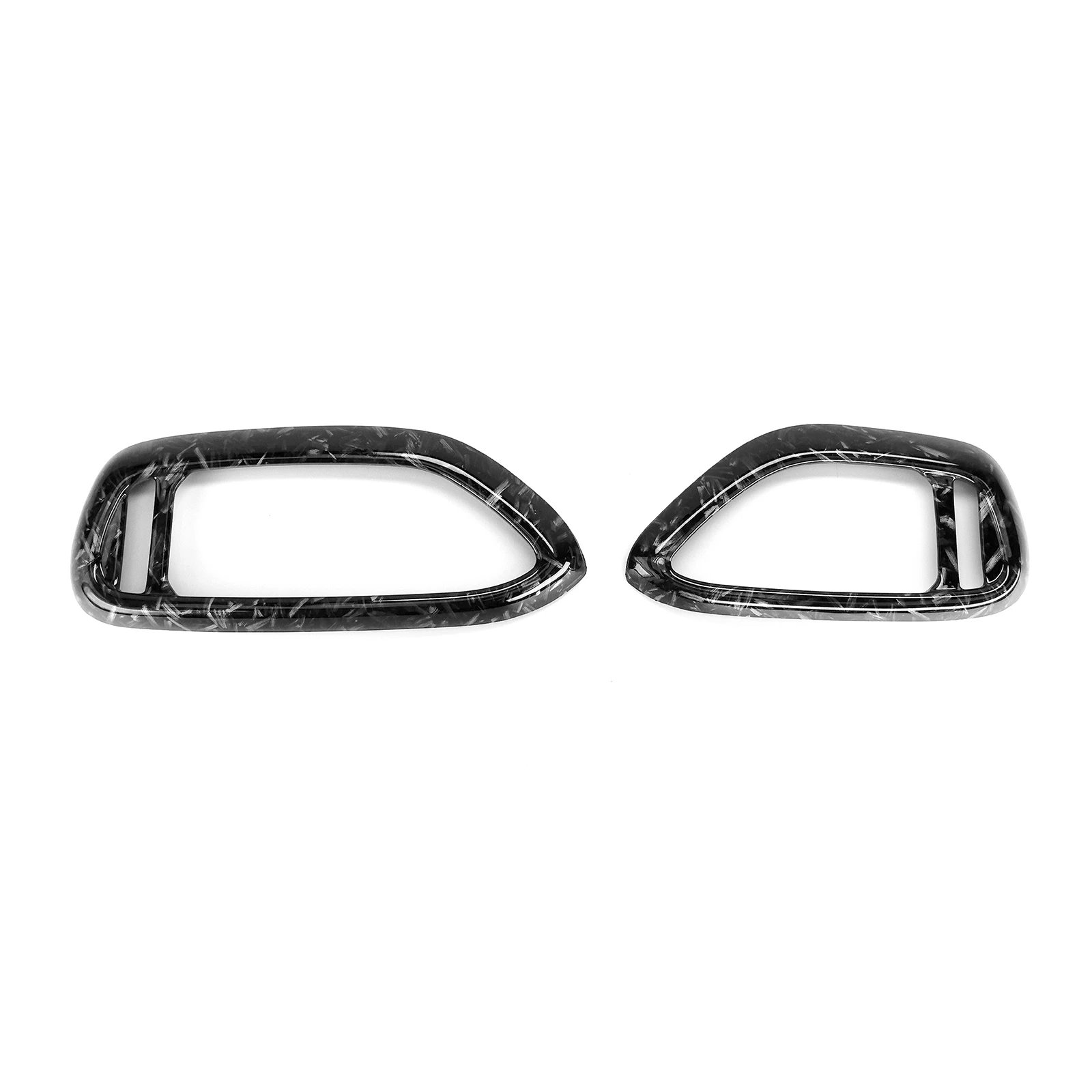 Forged Black Style Dashboard Left Right Air Vent Decorative Cover For Hyundai i30 N 2018-2023 Elantra GT N-line 2019-2022 view 4