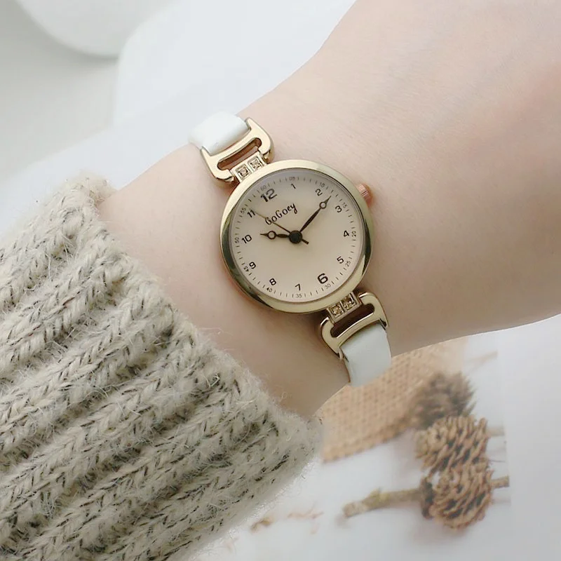 Ladies Thin Belt Watch, Digital Small Dial Watch