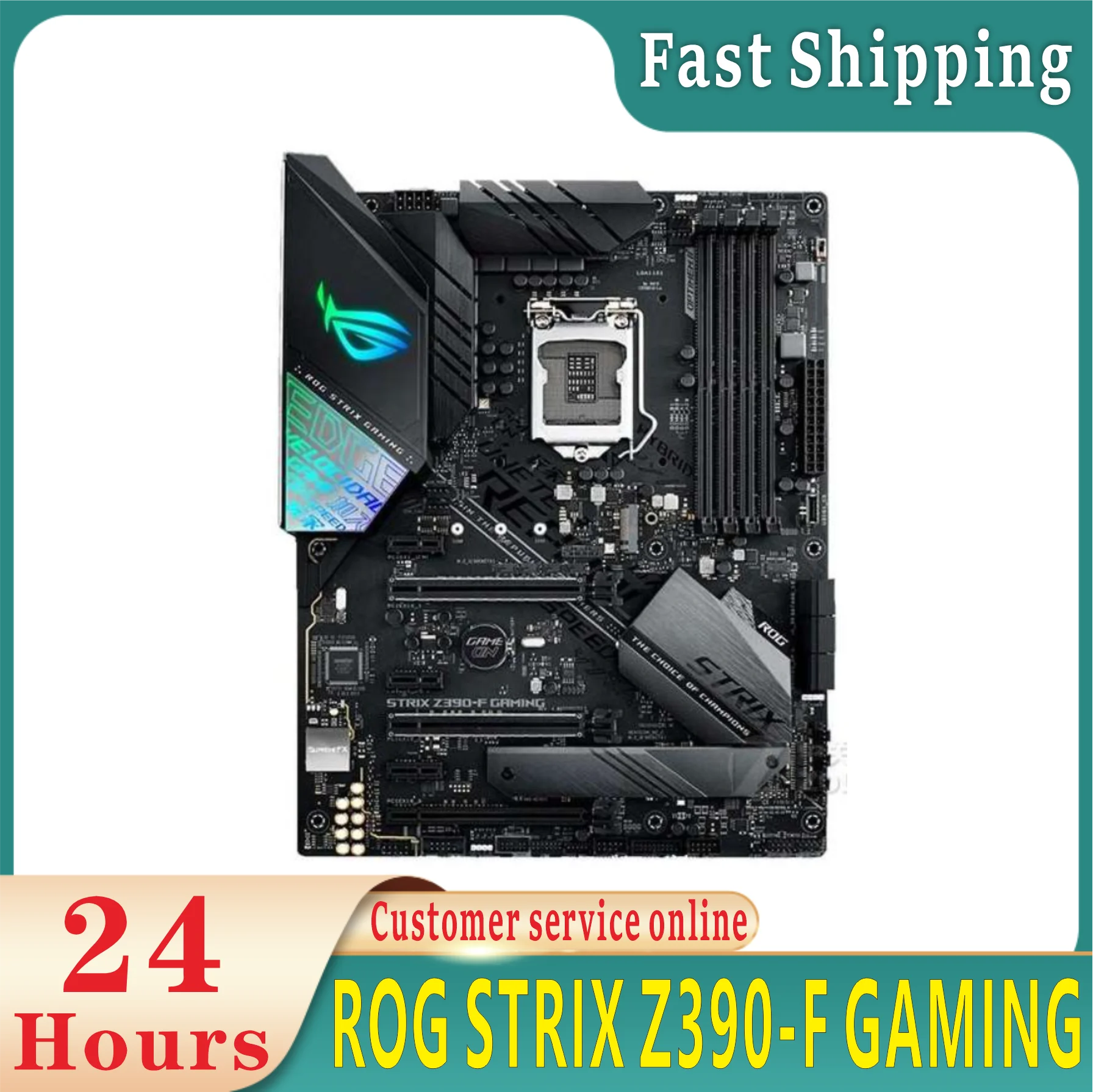 Brand New Original ROG STRIX Z390-F GAMING Desktop Board LGA 1151 DDR4 Intel 8th Generation 9th  i9 i7 i5 i3 128GB RGB Board