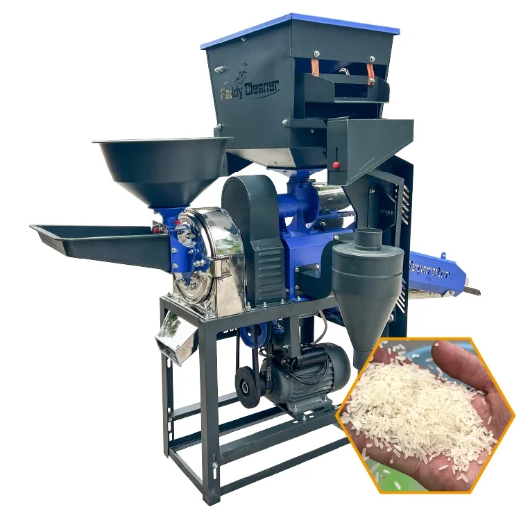 1 Phase  Combine Mini Rice Mill Upgrade Popular Design Home Use Rice Milling Machines Mini