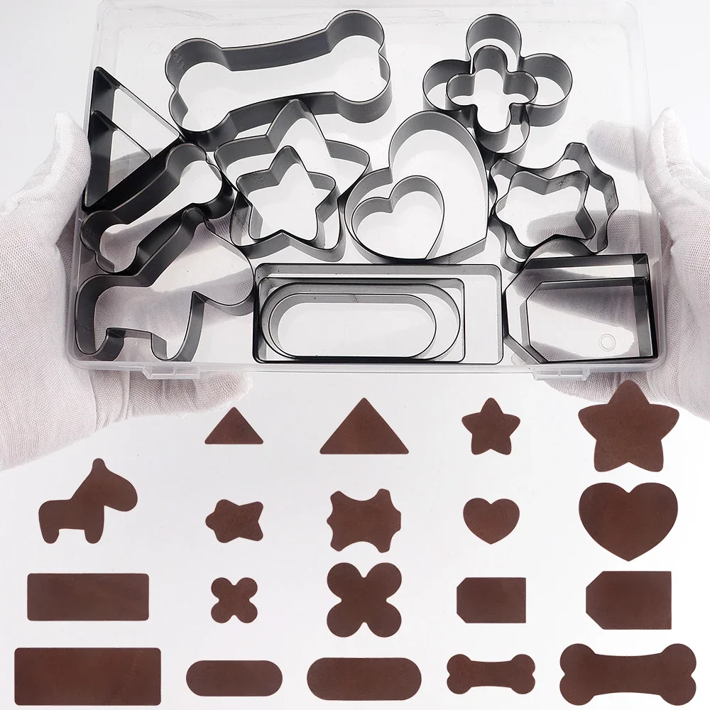 1set DIY Leather Handicraft Cutting Die Templates- Hand Leather Hole Puncher  & Cutting Stamping Tool Set