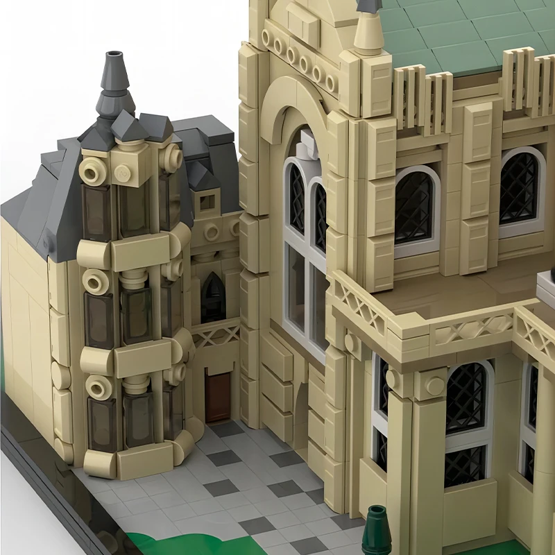 Berühmte Stadt Street View Gnade Kirche NYC Modulare Architektur MOC Bausteine Montage Modell Angepasst Ziegel Spielzeug Geschenke