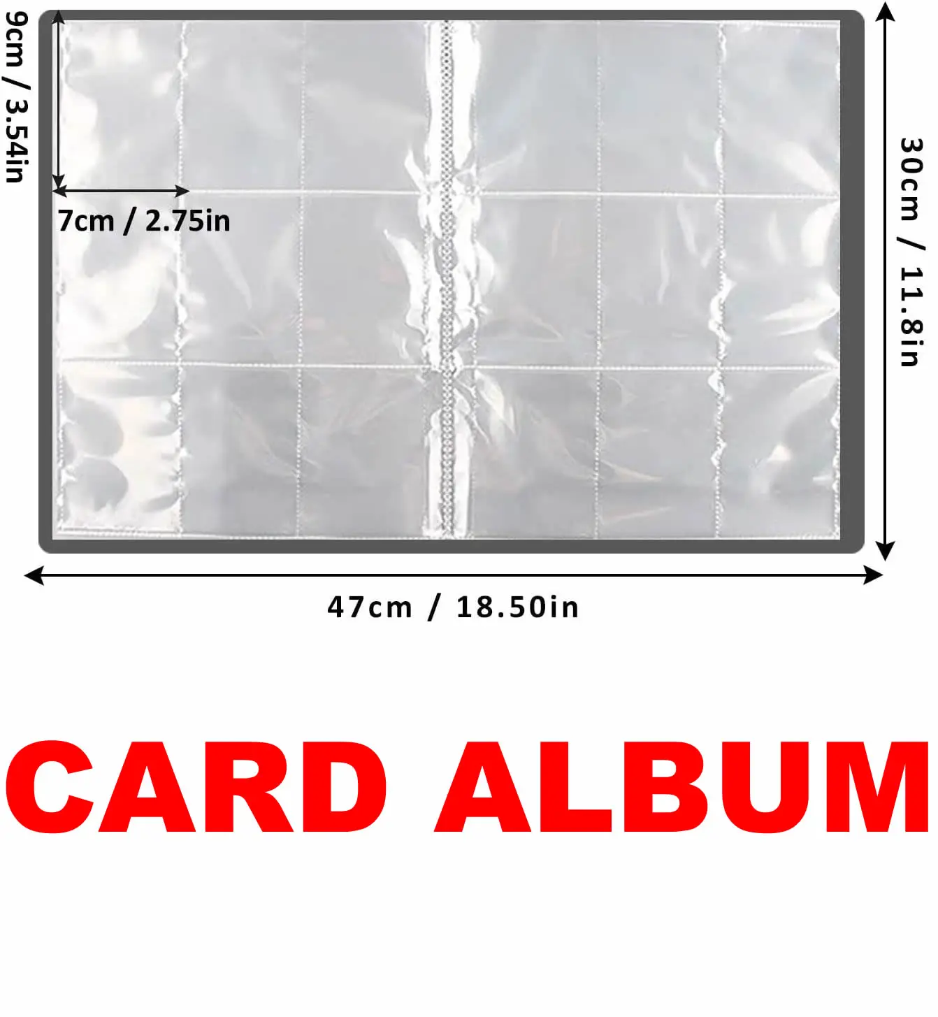 9 Pocket Anime Cover Cards Album Collection Holder Binder Folder Fit For Pokmon YuGiOh TCG Game Sports Football 540 Card Storage