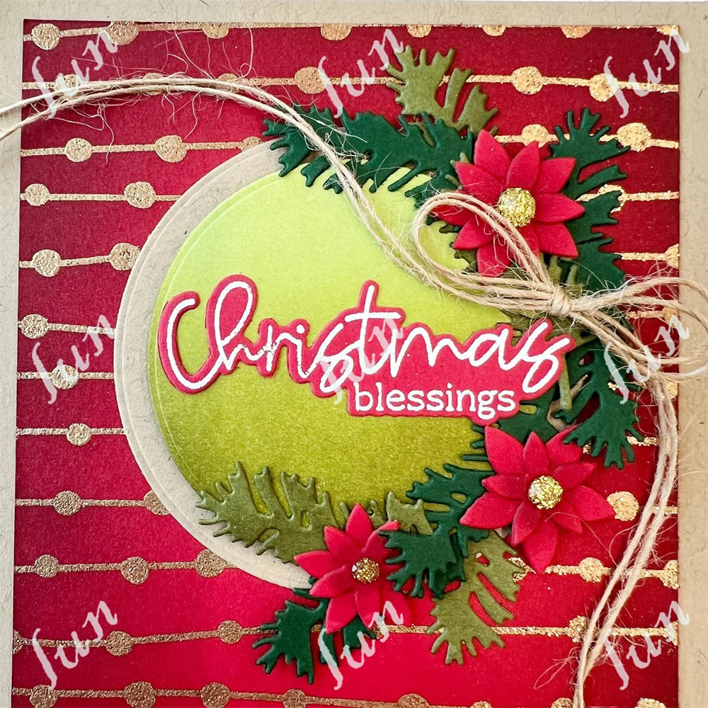 Sweet Hugs Wrods Cutting Dies for Scrapbooking Decoration Twinkle Lights Background Stamps Dots Layering Stencils Embossing