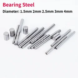 10-100pcs Bearing Steel Hard Shaft Needle Roller Diameter 1.5mm 2mm 2.5mm 3mm 4mm Round Straight Pin Locating Dowel