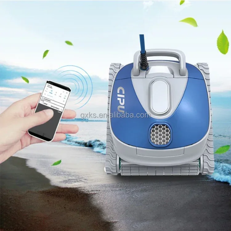 2025 New Auto Swimming Pool Robot Vacuum Self Cleaning Machine Equipment Limpiador De Piscinas Aspiradora Robotic Pool Cleaners