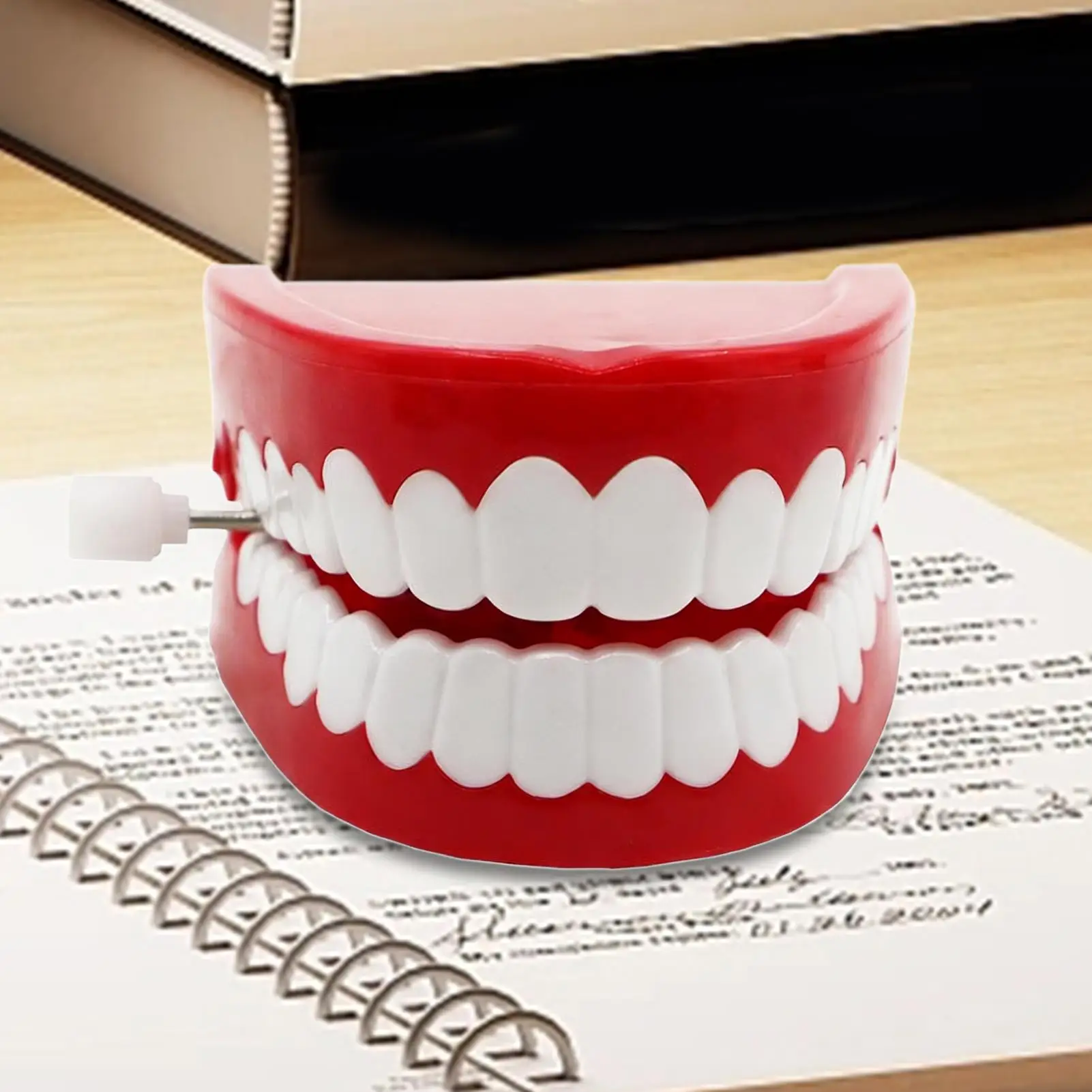 Creative Fun Dentures Clockwork Toy Funny Practical Joke Wind Up Toy Teeth Model Toys For Kids Gifts