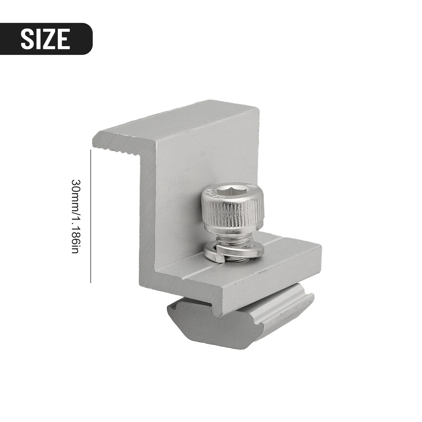 Solar Panel Mounting Bracket Photovoltaic Solar Support Adjustable Bracket Clamp Home Improvement Bracket Clamp