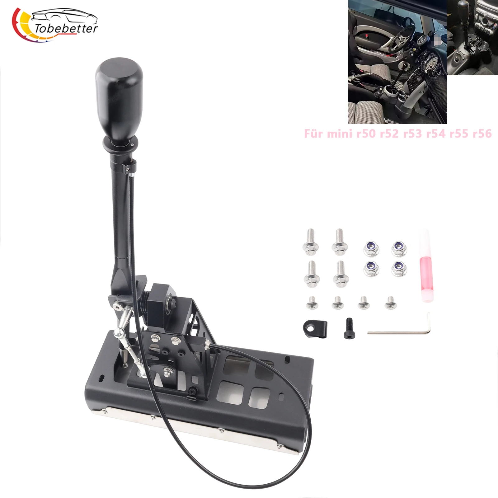 Billet Aluminium Racing Short Shifter Box for BMW Mini R50 R52 R53 R54 R55 R56 Quick Shift with 5 or 6 Speed Gearboxe
