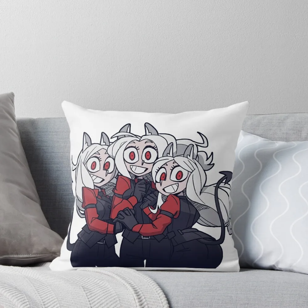 

Helltaker Cerberus The Triple Demon Throw Pillow Cushion Cover Set Christmas s Covers Christmas Cushion For Home pillow