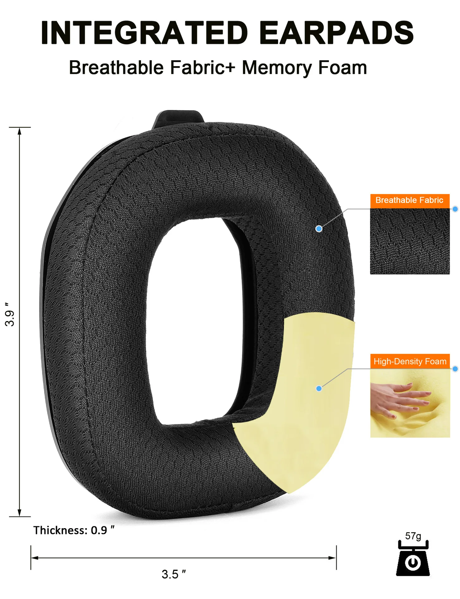 Replacement Ear Earpads Cushion Cups Top Headband For Astro A50 GEN4 Headset - Astro A50 Mod Kit - A50 Accessories