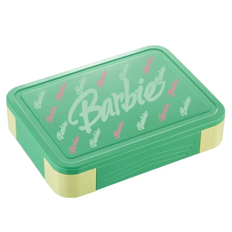 Scomparto per studenti Barbie per bambini scatola per alimenti sigillata per frutta saladmicroonde riscaldamento Anime Kawaii Lunch Box per regali