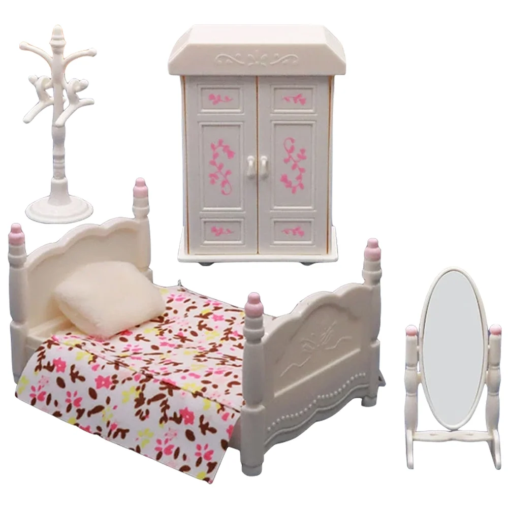 Bedroom Set Model Children Toy Landscaping Miniature House Supply Kids Lovely Decor Childrens Toys Decorative Delicate