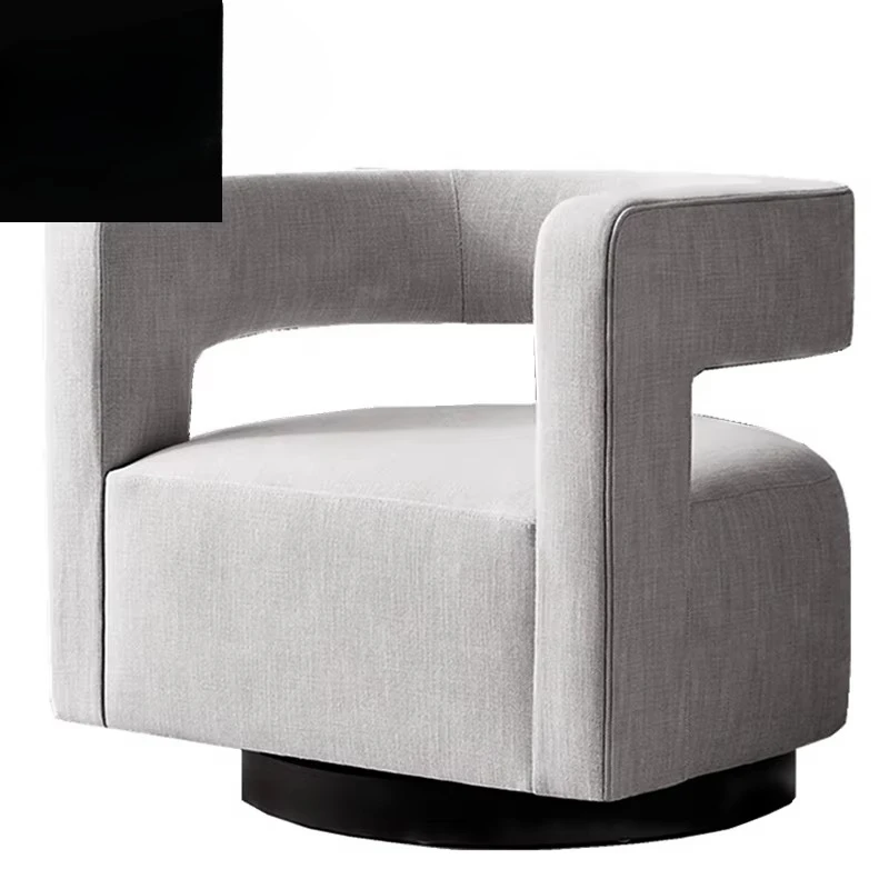 

Luxury high-quality swivel chair fabric casual living room chair single sofa modern accent chair