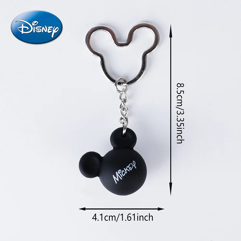 Mickey Offiziell lizenzierte 3D-Figur, Taschenclip, Charms, Schlüsselanhänger, klassisches Design, PVC-Material, perfektes Geschenk, 1 Stück, Disney