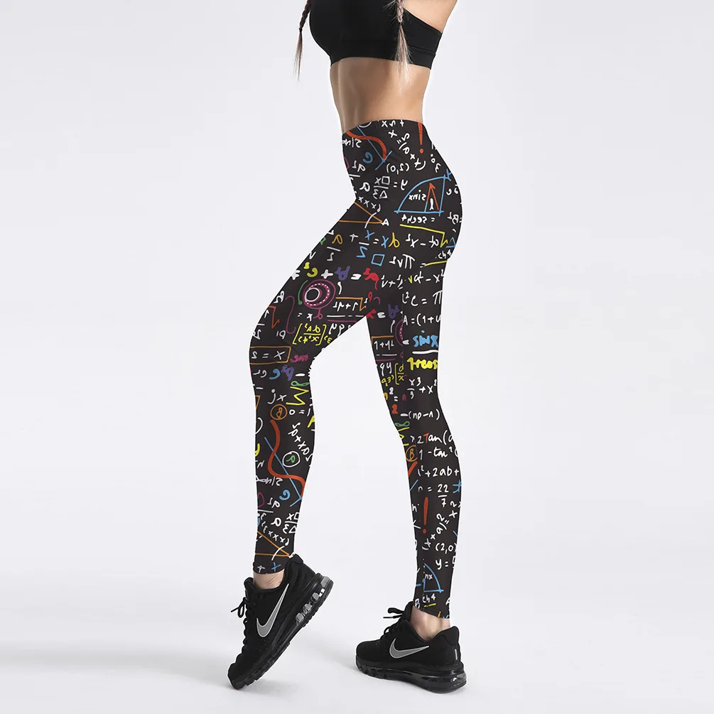 

Digital printed letter women's leggings