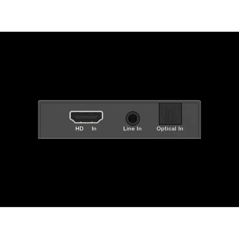 DT21 4K Audio Embedder Inserter for Optical Toslink+Line Audio Audio Converter Mixer 3840x2160@60Hz