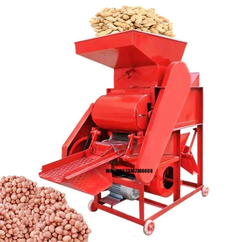 

Africa Electron Engine Groundnut Peel Huller Efficient Peanut Sheller Peeling Machine Shell Removal Sheller Service Equipment