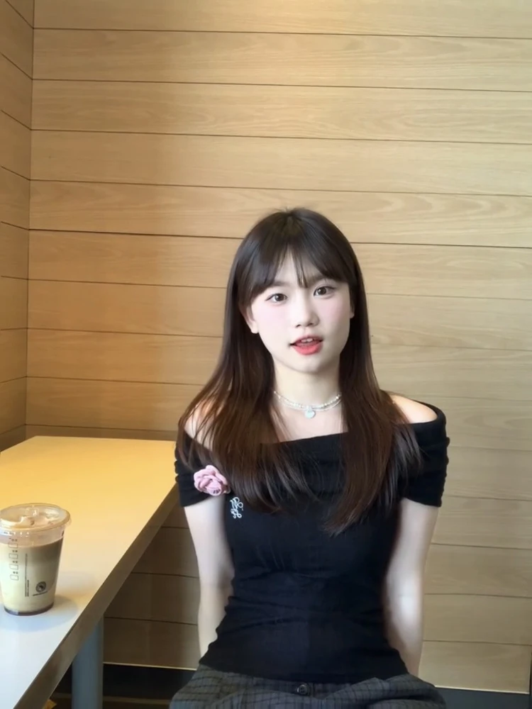 

Уникальная футболка с цветочным принтом 3D One oulder ort Sve, женская летняя облегающая футболка Pure Desirable, топ из смеси хлопка для девочек