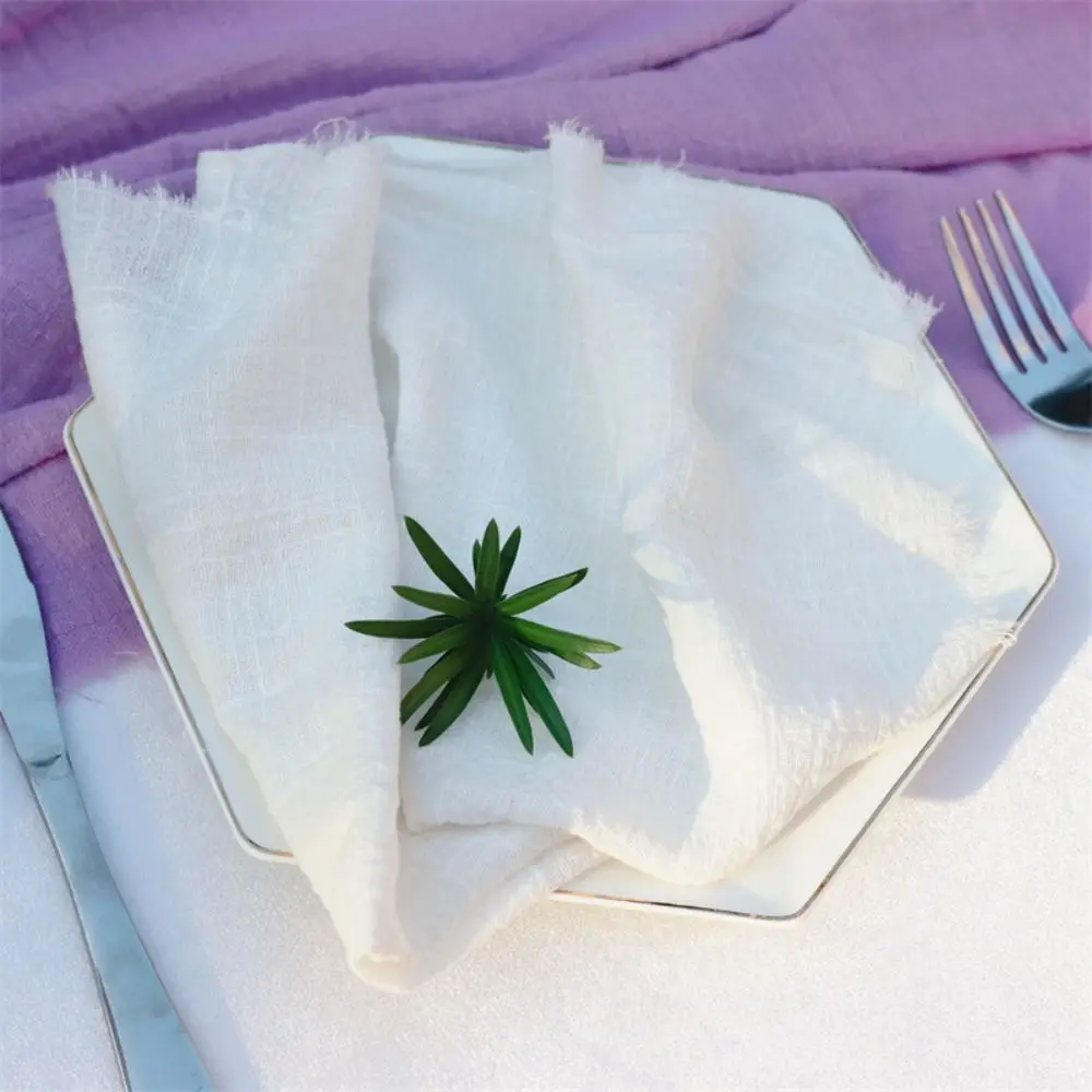 Soft Cotton Cloth Party Banquet Wedding Home Hotel Napkin Design Mat Tea Towels Party Supply
