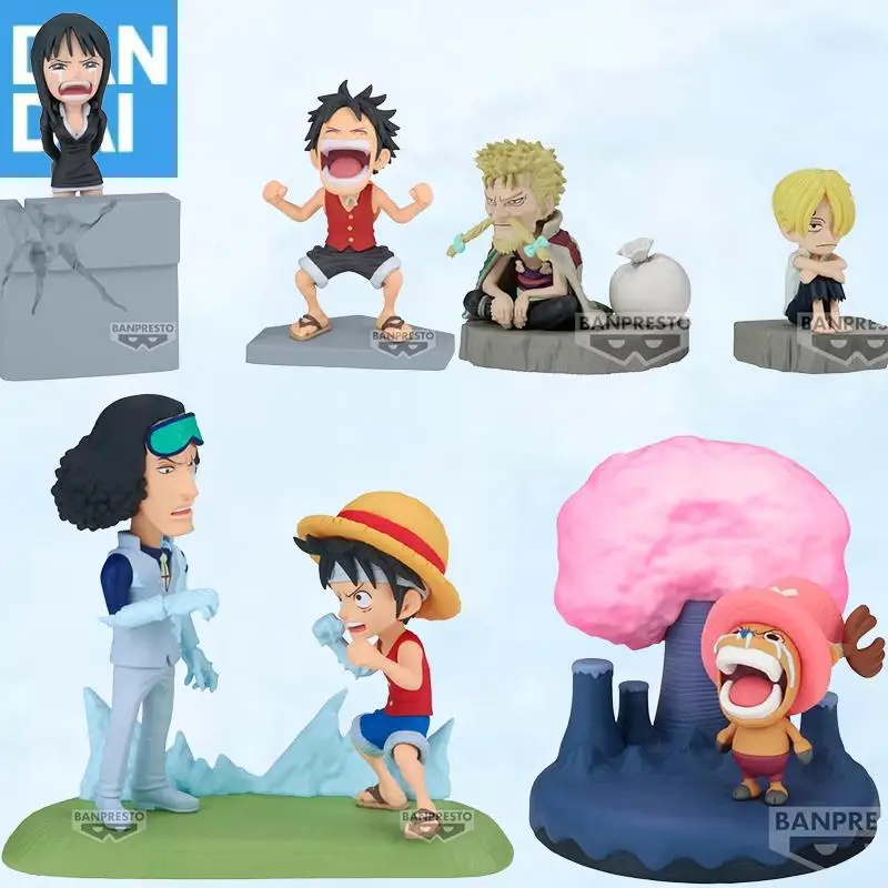 

Bandai Namco Banpresto One Piece Wcf Storyline Monkey D Luffy Zeff Tony Tony Chopper Nico Robin Enel Figure Model Toy Gift Pvc