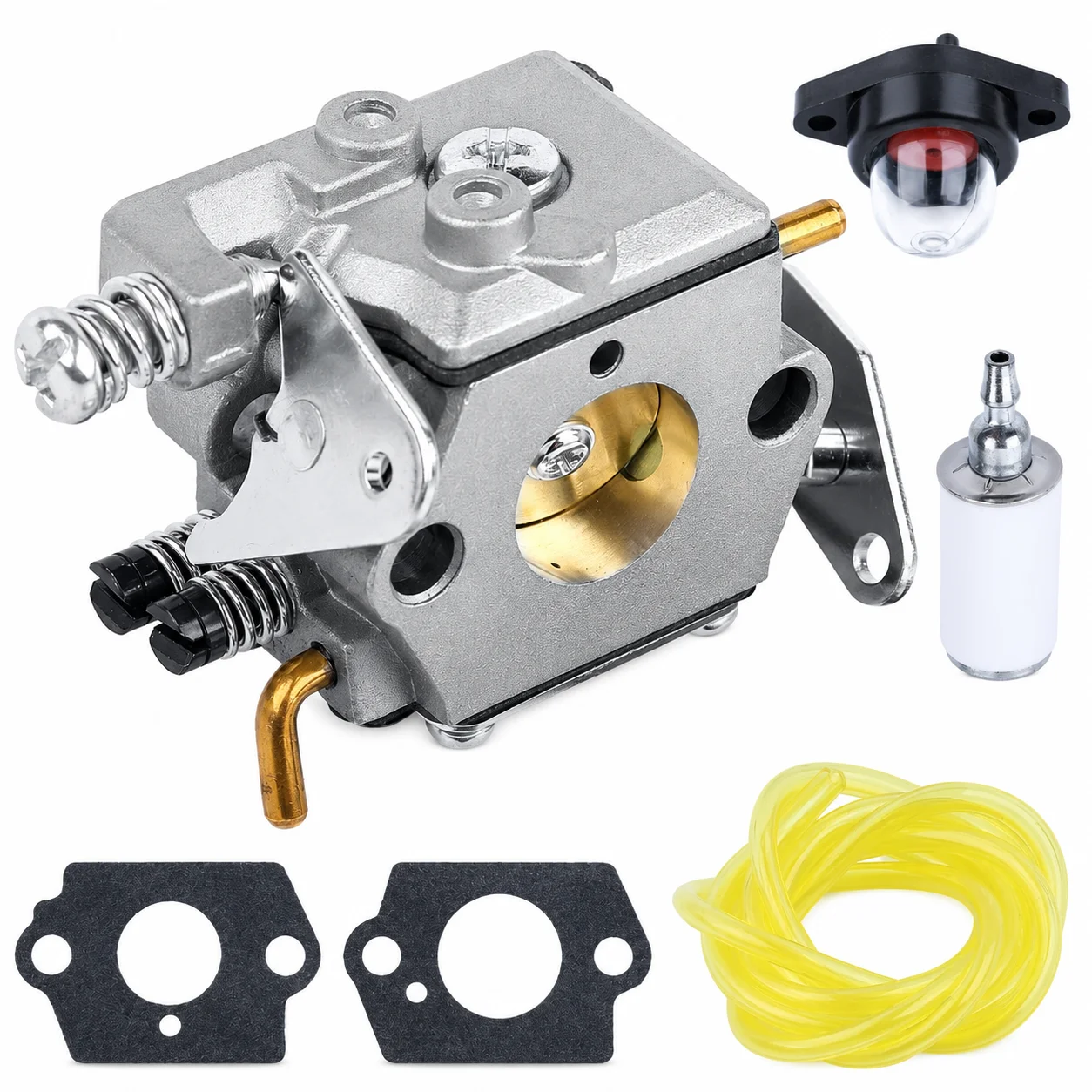 Carburetor Tune Up Kit For Poulan Craftsman Chainsaw 1950 2050 2150 2250 2375 2550 Replaces WT-89 C1U-W8 C1U-W14 545081885