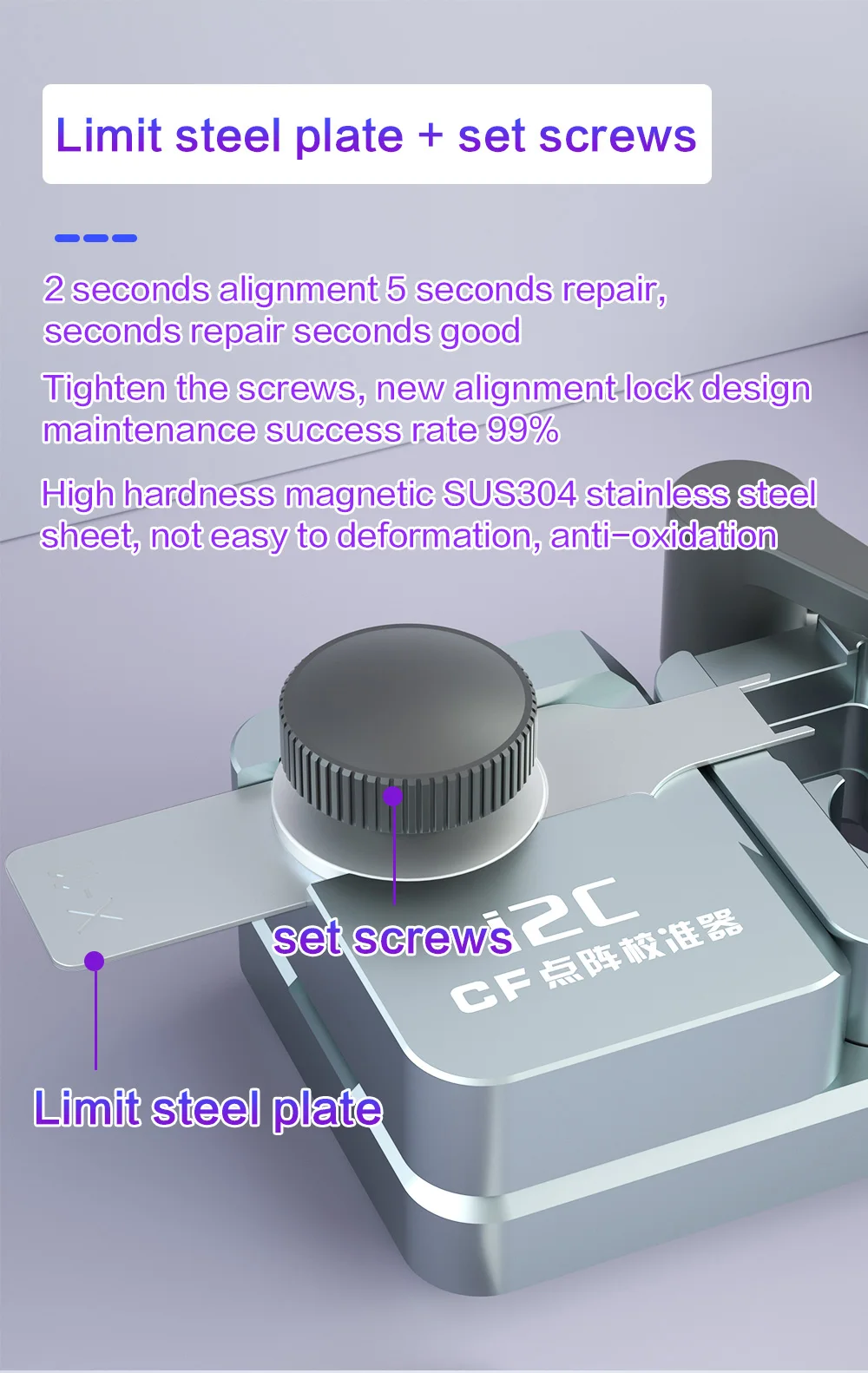 CF Face ID Positioning Fixture Tool Mobile Phone Face Point Projector Repair Equipment For iPhone Camera Repair