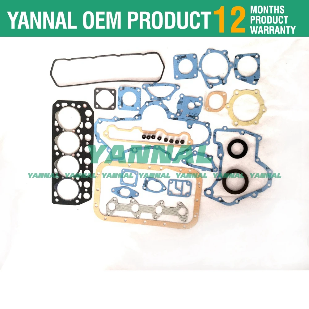 K4F K4F-DT Full Overhaul Gasket Kit For Mitsubishi Engine Caterpillar WS200