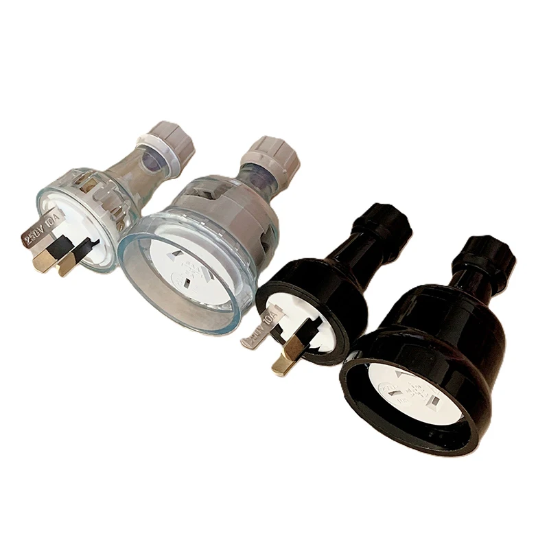 1/2 قطعة مقبس التوصيل القابل لإعادة الأسلاك مقبس أنثى أسترالي 3 الشق مقبس كهربائي مؤرض إعادة سلك المقبس لتقوم بها بنفسك تجميعها