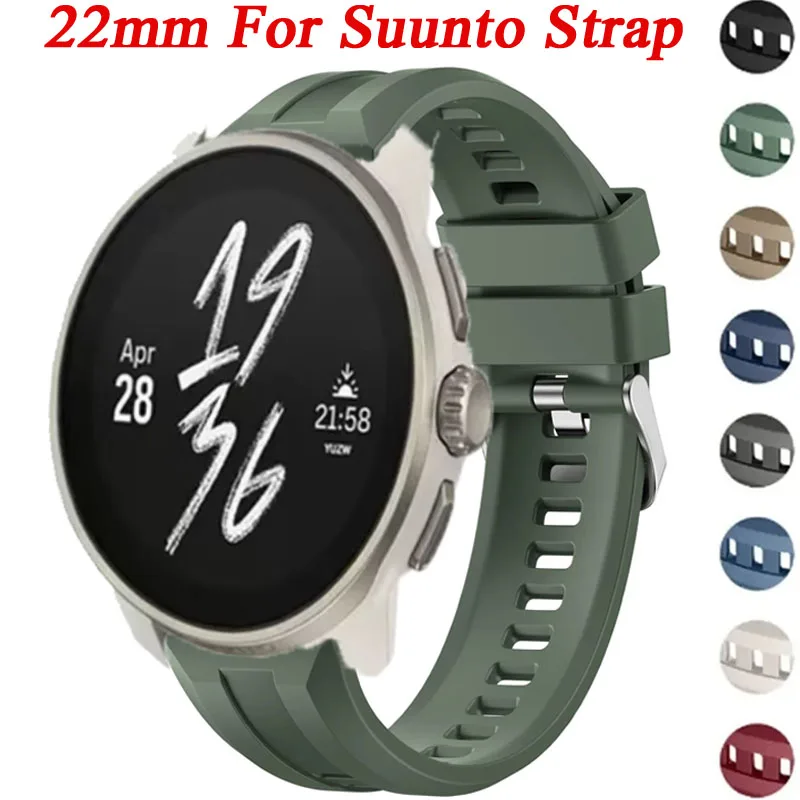 22Mm Silicone Strap…