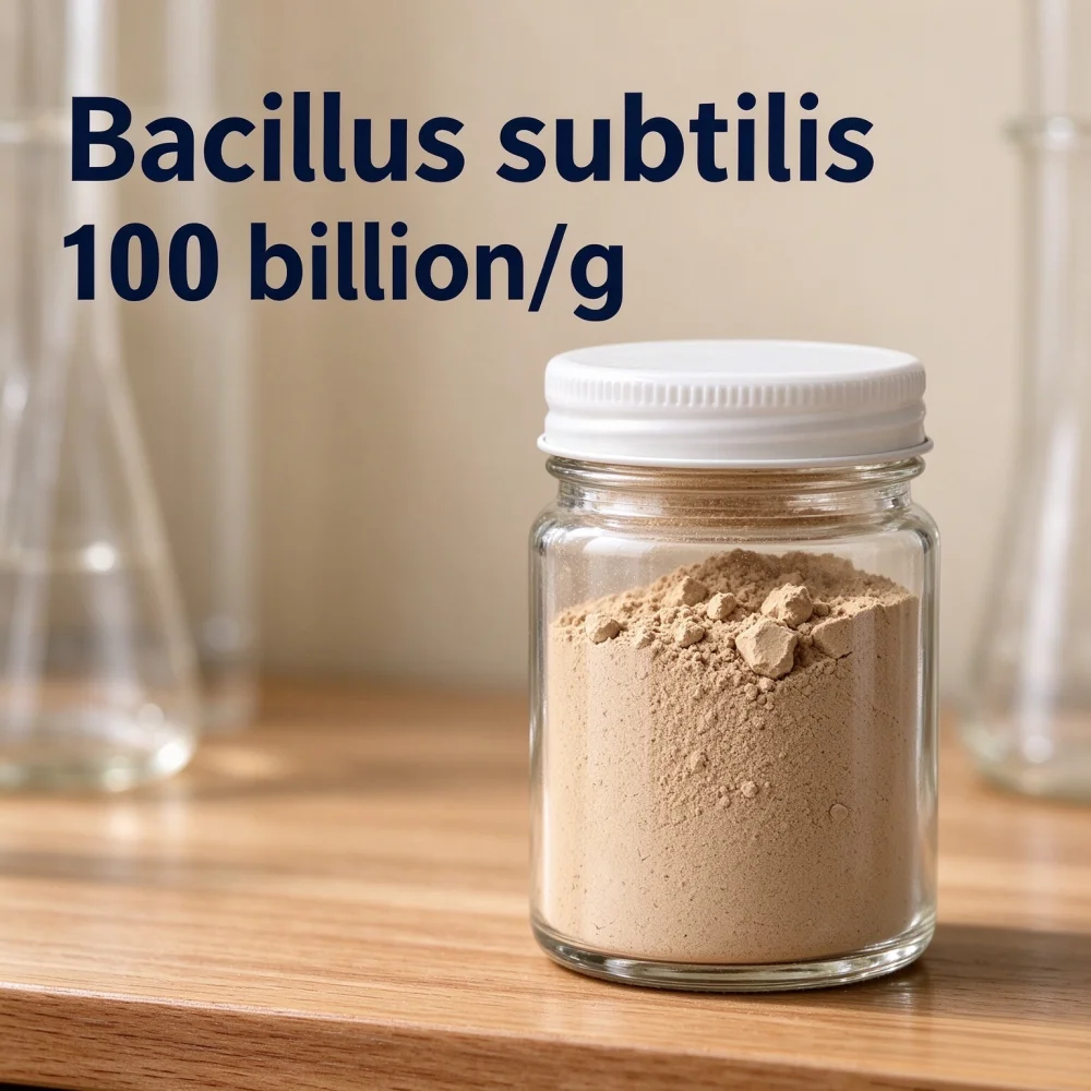 High Purity Bacillus Subtilis Organic Fertilizer for Plant Growth Water Purification And Livestock Feed Supplement
